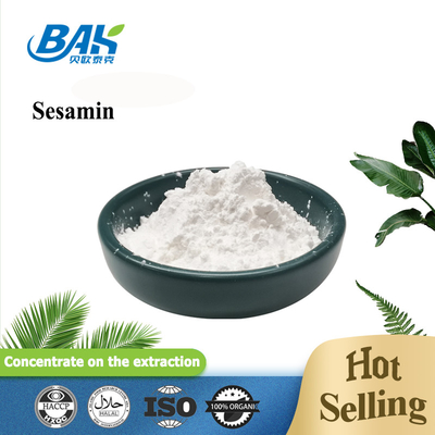 CAS 607-80-7 Karaciğer Koruma Takviyesi Sesamin Tozu %10 - %98