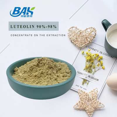 %90 - %98 Luteolin Tozu Bağışıklık Güçlendirici Takviyeler CAS 491-70-3