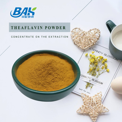 BAK Organik Teaflavin 20% - 80% Yeşil Çay Ekstraksiyon Tozu Sağlık Bakımı İçin