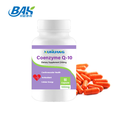 100mg Koenzim Q10 Tozu Özel Şişe için 36 Aylık raf ömrü ile