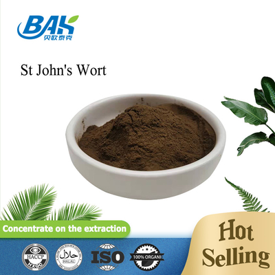 Hypericum Perforatum St. John's Wort Ekstraktı Hypericin 0.3% Bitki Ekstraktı Tozu