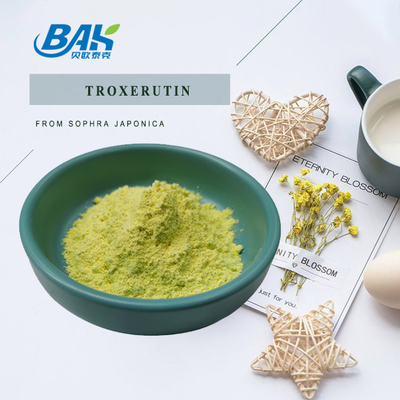 BAK Üretim Troxerutin Bağışıklık Güçlendirici Takviyeleri Sarı Toz CAS 7085-55-4 1.65g/Cm3