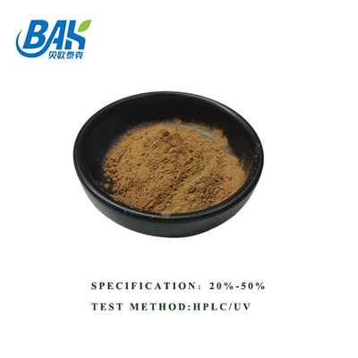 Sıcak Satış HPLC UV Bacopa Monnieri Extract Kahverengi Sarı Toz 100% Pass 80 Mesh