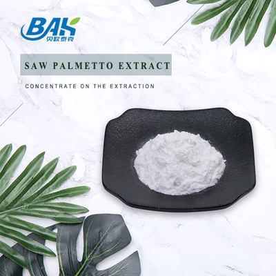 Fabrika Arzı Saw Palmetto Özü% 25% 35% 45 Yağ Asitleri Serenoa Repens Beyaz Toz