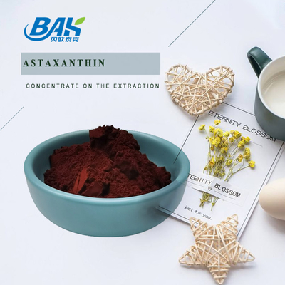 CAS 472-61-7 Doğal Kozmetik Bileşenler Kırmızı Astaxanthin Tozu