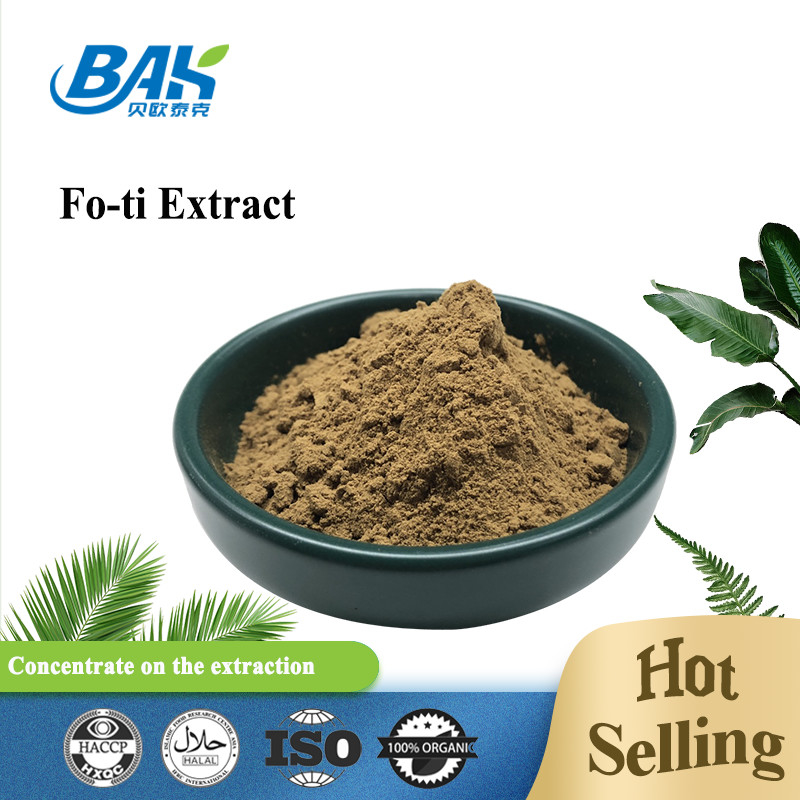 Polygonum Multiflorum Thunb Foti Kök Ekstresi Kahverengi Sarı Toz 10:1 20:1